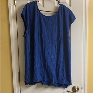Lane Bryant Basic Blue Tee